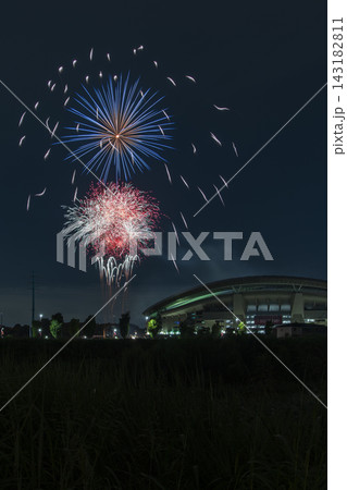 埼スタの打ち上げ花火 埼スタの打ち上げ花火 143182811