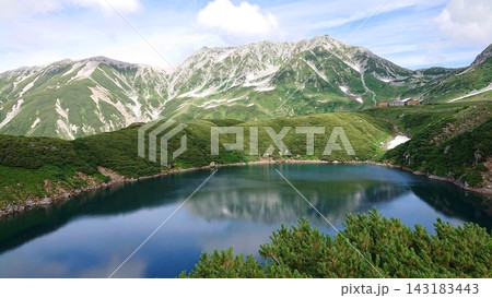 立山連峰とミクリガ池 立山連峰とミクリガ池 143183443