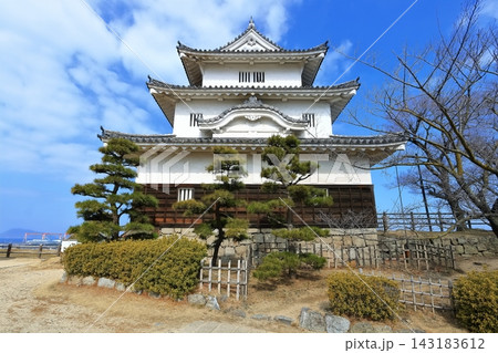 【香川県】冬の丸亀城（現存天守と石垣の名城） 143183612