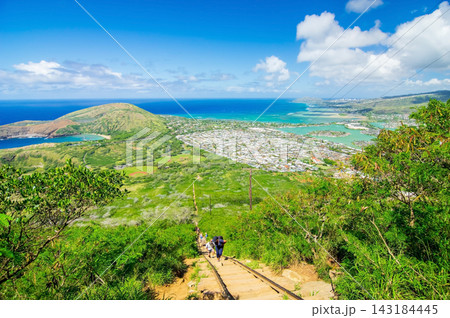 《ハワイの風景》ココヘッドトレイルから見る絶景 《ハワイの風景》ココヘッドトレイルから見る絶景 143184445