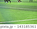 artificial green grass background for playground 143185361
