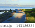 平舘海水浴場の遊歩道 143186224