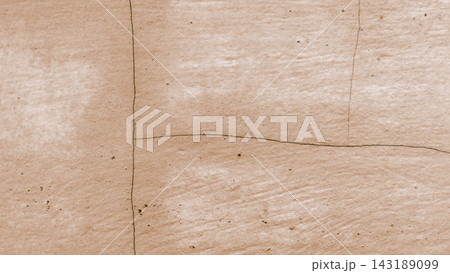 Detailed brown plaster texture with fine cracks. 143189099