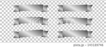 A set of simple ribbon illustration materials A set of simple ribbon illustration materials 143189746