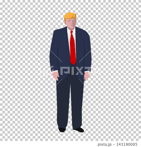 Sad Politician President in Suit Red Sad Politician President in Suit Red 143190085