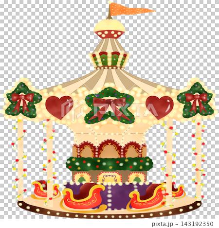_Christmas_Carousel_Clipart_ _Christmas_Carousel_Clipart_ 143192350