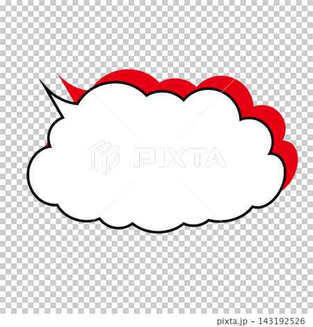 Simple smoke bubble illustration material on a white background Simple smoke bubble illustration material on a white background 143192526