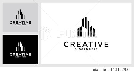 Building idea vector logo design template Building idea vector logo design template 143192989