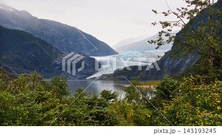 Mendenhall Glacier and Lake in Juneau Alaska 143193245