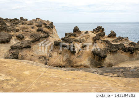 Yehliu Geopark, located in New Taipei City, Taiwan. Yehliu Geopark, located in New Taipei City, Taiwan. 143194282