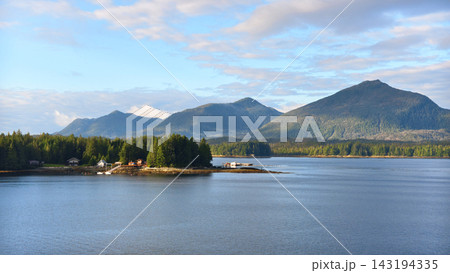 Scenic Coastal Mountain Landscape in Alaska Scenic Coastal Mountain Landscape in Alaska 143194335