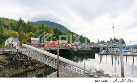 Historic Creek Street Waterfront in Ketchikan Alaska Historic Creek Street Waterfront in Ketchikan Alaska 143194359