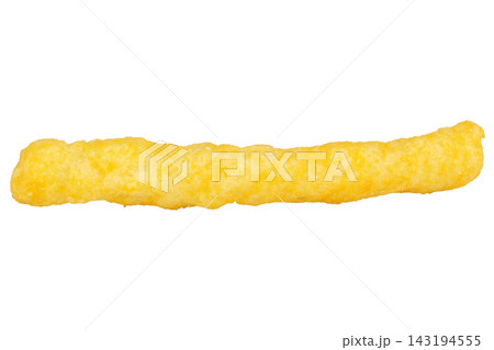 Snacks corn potato single isolated on white background Snacks corn potato single isolated on white background 143194555
