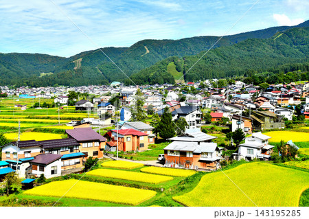 野沢温泉/スキー場、温泉街を望む(長野県野沢温泉村)【2026.9】 野沢温泉/スキー場、温泉街を望む(長野県野沢温泉村)【2026.9】 143195285