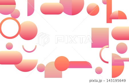 Abstract gradient different shape background. Abstract gradient different shape background. 143195649