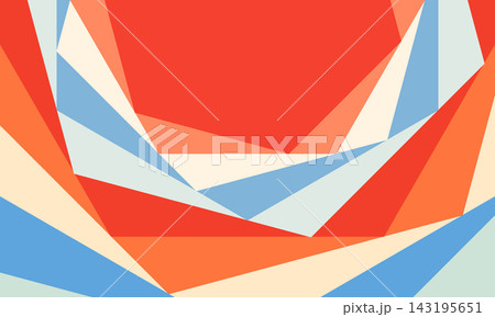 Abstract colorful hexagonal with overlapping layer. Abstract colorful hexagonal with overlapping layer. 143195651