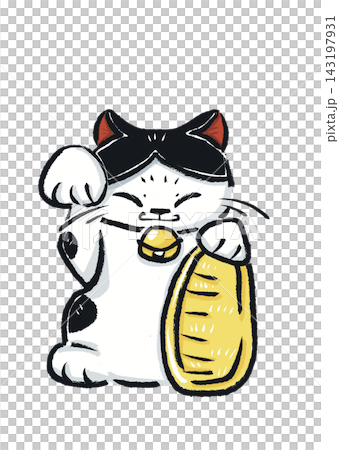 招き猫イラスト 招き猫イラスト 143197931