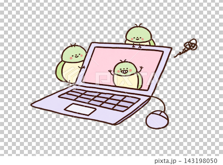 パソコンに入り込む虫たち(「バグ」「バグる」のイメージ) パソコンに入り込む虫たち(「バグ」「バグる」のイメージ) 143198050