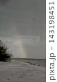 A Rainbow over The Beach in Fort Myers Beach Florida USA A Rainbow over The Beach in Fort Myers Beach Florida USA 143198451