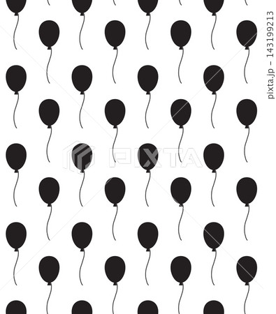 Vector seamless pattern of flat air balloons Vector seamless pattern of flat air balloons 143199213