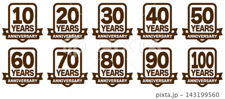 アニバーサリー10周年20周年30周年40周年50周年60周年70周年80周年90周年100周年 143199560