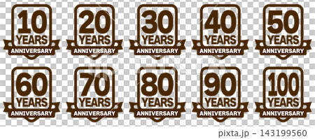 アニバーサリー10周年20周年30周年40周年50周年60周年70周年80周年90周年100周年 143199560