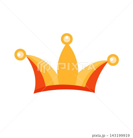 Playful jester hat vector for party, carnival, branding, apps, prints 143199919
