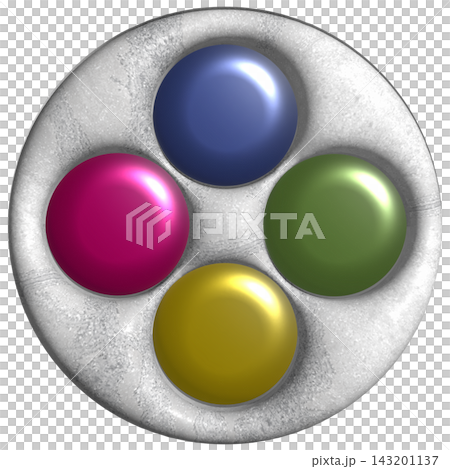 Colorful jewel-like circular D-pad game UI assets Colorful jewel-like circular D-pad game UI assets 143201137