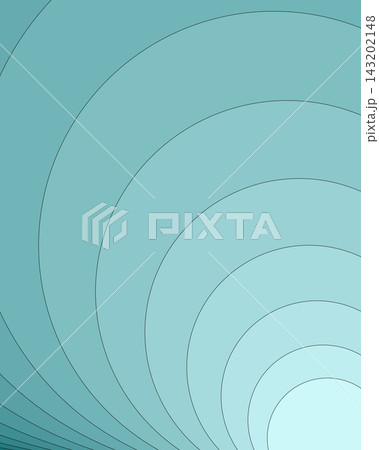 blank turquoise gradient backdrop: concentric expanding curves with black outlines 143202148