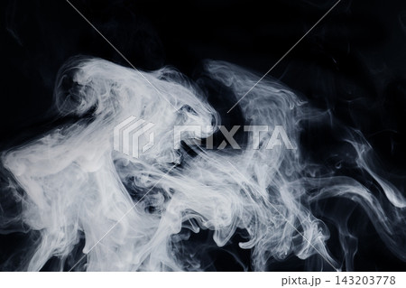 Abstract smoke creating a textured dark background 143203778