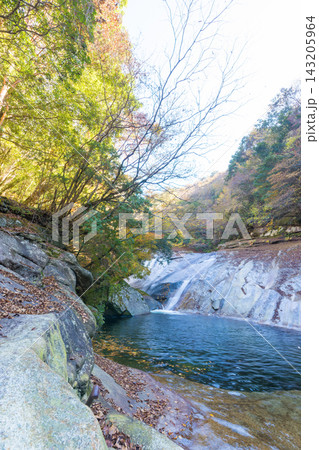渓谷の紅葉(宮崎県延岡市鹿川渓谷) 渓谷の紅葉(宮崎県延岡市鹿川渓谷) 143205964