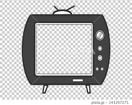 復古風格的電視插畫(圖示) 復古風格的電視插畫(圖示) 143207271