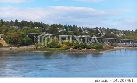 Scenic Seattle Waterfront and Marina in Washington Scenic Seattle Waterfront and Marina in Washington 143207461