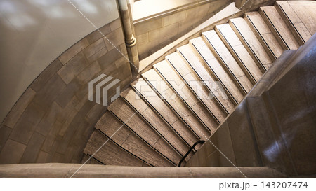 Historic Library Staircase at University of Washington in Seattle USA Historic Library Staircase at University of Washington in Seattle USA 143207474