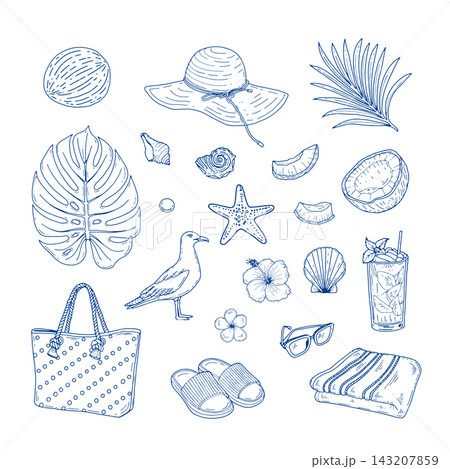 Tropical Beach Collection Tropical Beach Collection 143207859