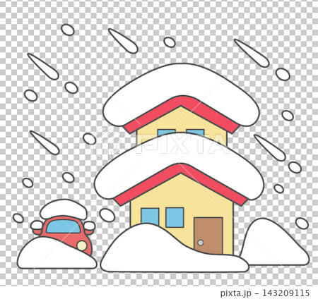 Heavy snow icon Heavy snow icon 143209115