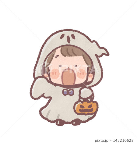 ハロウィンの仮装をする子ども 男の子 ハロウィンの仮装をする子ども 男の子 143210628