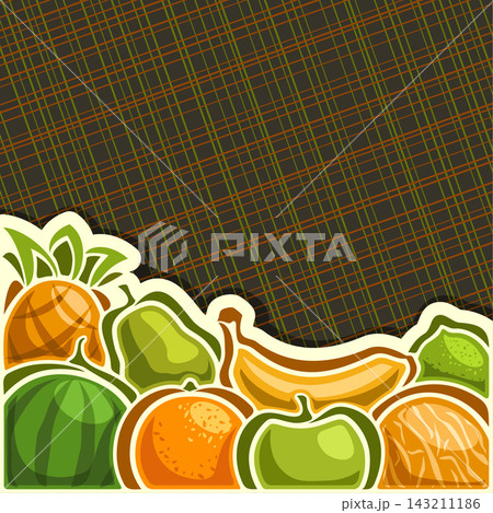 Vector poster for Fresh Fruits Vector poster for Fresh Fruits 143211186