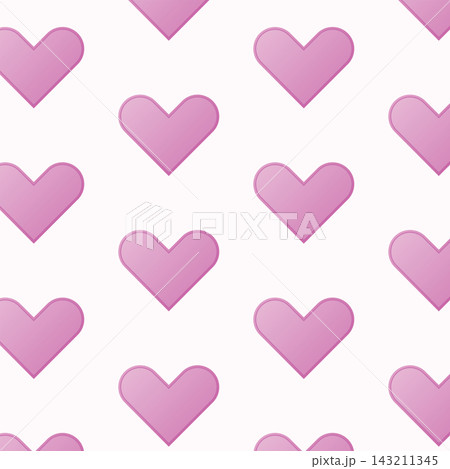 Purple gradient heart shape seamless pattern for romantic wallpaper with white background Purple gradient heart shape seamless pattern for romantic wallpaper with white background 143211345
