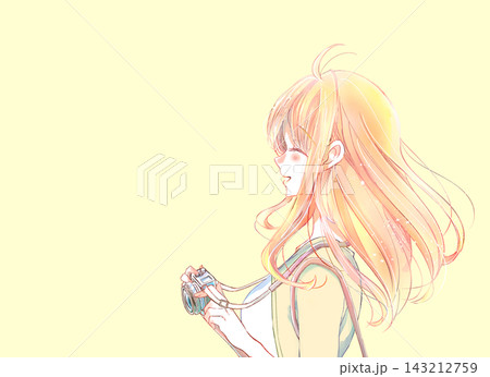 笑顔の女性　カメラ 143212759