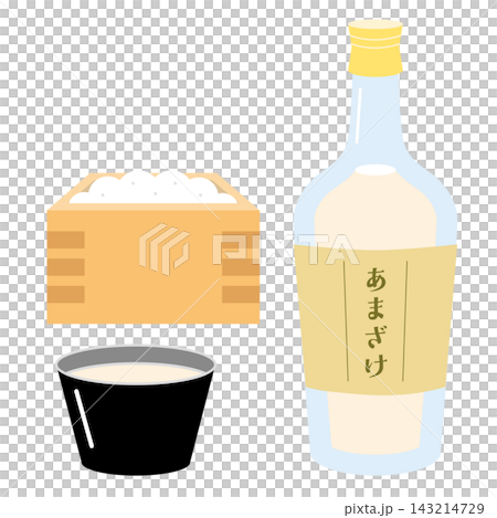 Amazake illustration set 143214729
