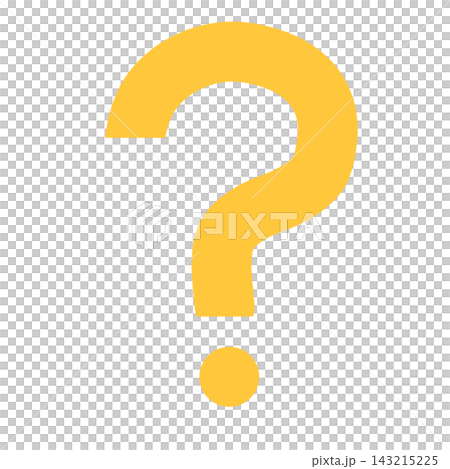 黄色のはてなマーク シンプルな疑問符アイコン・背景透過PNG 黄色のはてなマーク シンプルな疑問符アイコン・背景透過PNG 143215225