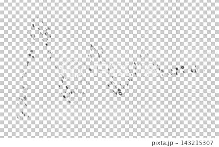 黒い粒子が波のようにジグザグへ流れる背景イラスト 143215307