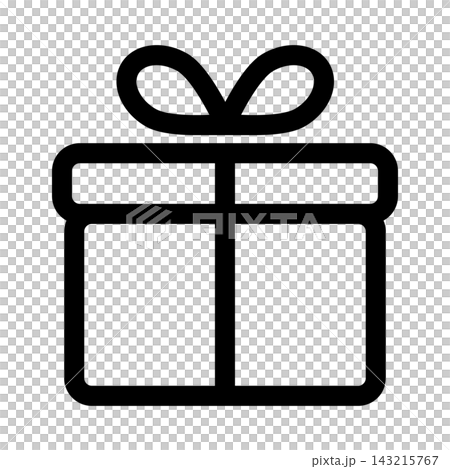 Vector gift, present icon 143215767