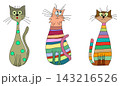猫のキャラクター 143216526