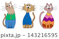 猫のキャラクター 143216595