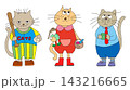 猫のキャラクター 143216665