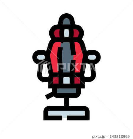 Gaming chair for esports and online entertainment icon 143218999