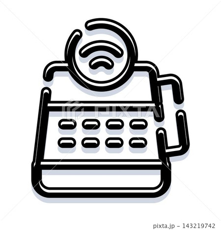 Wireless pos terminal for modern cashless payments 143219742