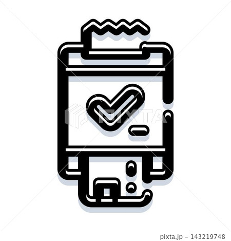 Automated ticket dispenser issuing confirmed travel document 143219748